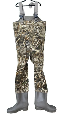 Magellan Outdoor Hunt Gear FW 12 PVC Full Body Bootfoot Realtree Men's Camo - Image 1 of 4