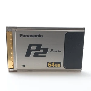 【Near Mint】 Panasonic P2E Series Memory Cards Pack of 6 AJ-P2E064XG#5028 - Picture 1 of 5