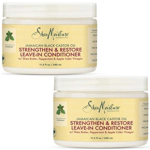 Shea Moisture Strengthen & Restore Leave-In Conditioner, 16 Ounce (Pack of 2) - Picture 1 of 9