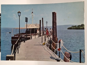 π’ cartolina d'epoca bracciano l'approdo del battello sabazia - Foto 1 di 2