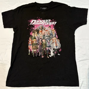 Camiseta Danganronpa Spike Chunsoft Cast Art Monokuma Anime Adolescente L - Imagen 1 de 5