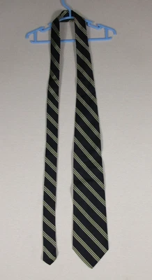 Галстук Brooks Basics 100% шелк диагональная полоса сделано в США - Изображение 1 из 3