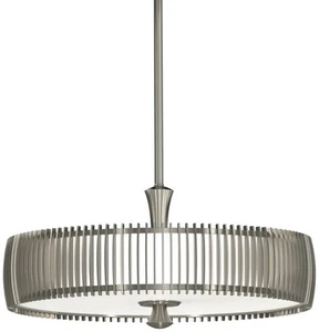 Kovacs P1675-L Night Moves 23"W Integrated LED Pendant - Grey - Picture 1 of 2