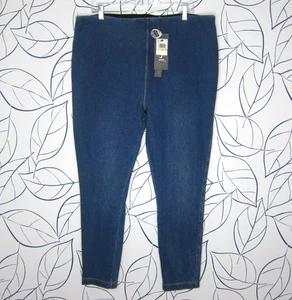 Lysse Denim Medium Wash Slimming Hi-Rise Leggings Jeggings Women's size 3X New! - Picture 1 of 15