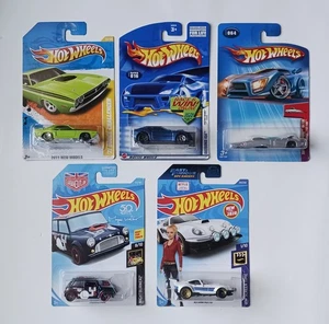 Lot of 5 2002-20 Hot Wheels New Models 71 Dodge Challenger + 4 Error Car Wheels - Picture 1 of 2