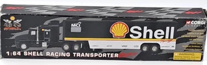 Shell Motorsports Racing Transporter Indy NASCAR 1/64 Corgi Factory Wrapped READ - Picture 1 of 10