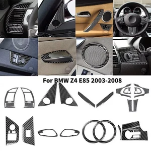 25Pcs Carbon Fiber Interior Full Kit Cover Trim For BMW Z4 E85 2003-2008 - Picture 1 of 12