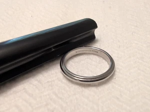 Tiffany & Co. Together Platinum 950 3mm Milgrain Wedding Band Ring Size 7 $1500 - Imagen 1 de 12