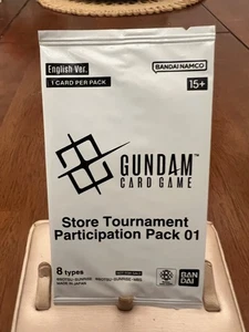 Gundam TCG Store Tournament Participation Pack 01 English New - Picture 1 of 6