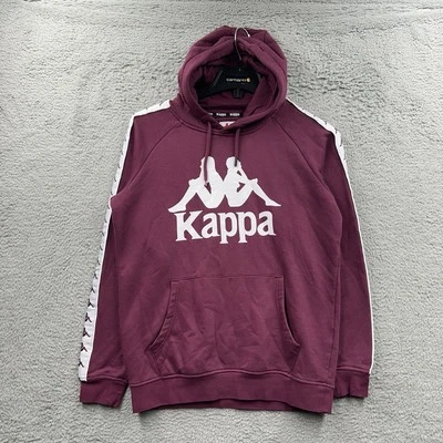 KAPPA Men’s Hoodie Cotton Red Jacket Banda Hurtado Size M Y2K Streetwear Skate - Image 1 of 4