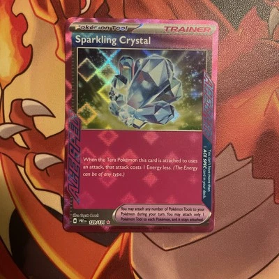Pokemon TCG - Sparkling Crystal 142/142 Stellar Crown Holo Ace Spec Rare - NM IR - Image 1 of 3