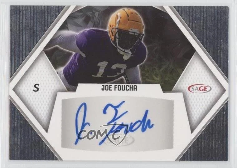 2023 SAGE Low Series Auto Joe Foucha #A-JF Auto - Image 1 of 2
