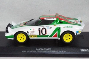 Minichamps scala 1/18 miniatura auto Lancia Stratos HF 1976 Monte Carlo... - Foto 1 di 6