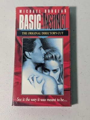 Basic Instinct (VHS, 1997, Original Directors Cut) - Image 1 of 4