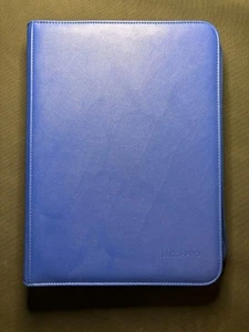 Ultra Pro Vivid 9 Pocket Zip Pro Binder Blue - Picture 1 of 2