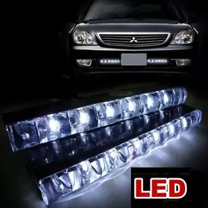 LUCES DE ASISTENCIA A LA CONDUCCIÓN COCHE 6 LED 12V LUZ LED BLANCA X 2 PIEZAS - Imagen 1 de 3
