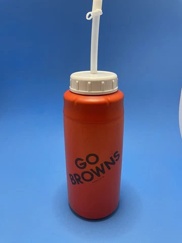 VINTAGE 1990 CLEVELAND BROWNS WATER BOTTLE Cover