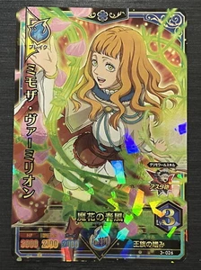 3-026 Mimosa Vermillion Black Clover Grimoire Battle Card - Picture 1 of 2