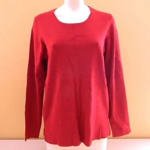 Kirkland Women's Knitted Crew-Neck Sweater Size XXL Red - Picture 1 of 6