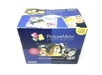 Factory NEW Epson PictureMate Personal Photo Lab Deluxe Viewer Edition Fast Ship - Image 1 of 4