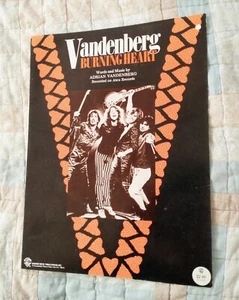 Vandenberg: Burning Heart Sheet Music for Guitar & Piano. 1982, Warner Bros. - Picture 1 of 3