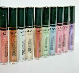 NYX Duo Chromatic Shimmer Lip Gloss Choose Your Shade Sealed - Picture 1 of 11