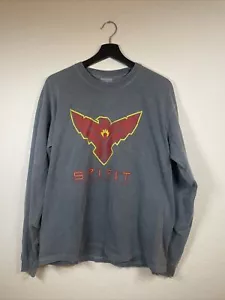 Spirit The Seventh Fire Authentic Pigment Shirt Mens M Long Sleeve Tee - Picture 1 of 7