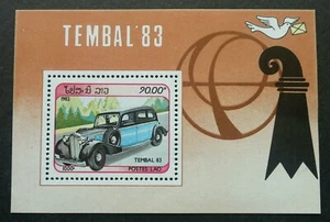 Laos Vintage Cars 1983 Classic Vehicle Automobiles Transport TEMBEL 83 (ms) MNH  - Picture 1 of 5