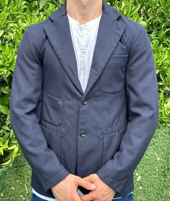 Engineered Garments Slim Blazer Tux Suit Jacket Tuxedo Formal Size S 44 46 1 - Image 1 of 4