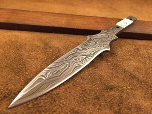 Handmade Pattern Welded Damascus Steel Blank Blade-Knife Making-Klinge-B1 - Picture 1 of 4