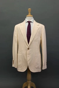 NWT $4900 Brunello Cucinelli Men Glen-Check Print Sport Coat W/Logo Buttons A258 - Picture 1 of 10