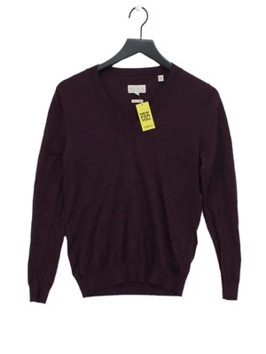 Jack Wills Women's Cardigan UK 6 Purple 100% Wool V-Neck Cardigan - Image 1 of 4