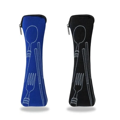 SWIRLCOLOR Portaposate Da Viaggio; 2 Pezzi Portaposate Vuota Con Cerniera per Lavoro Scuola