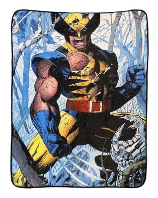 Marvel Wolverine Cover Jim Lee Fleece Throw Blanket - Image 1 of 4