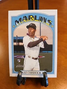 2021 Topps Heritage High Number - #665 Jazz Chisholm (RC) - Picture 1 of 2