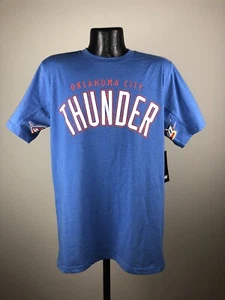 Men's Hands High NBA Oklahoma City Thunder Blue Tri Blend Basketball Shirt XL - Picture 1 of 5