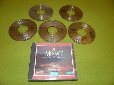 The Mozart Collection Requiem Symphonies Piano Concertos 1990 UK IMPORT 5xCD Box - Image 1 of 3