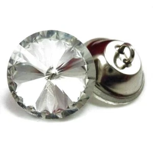 50PCS/LOT Sofa Crystal Button Clear Color Satellite Crystal Glass Buttons Sew... - Picture 1 of 6