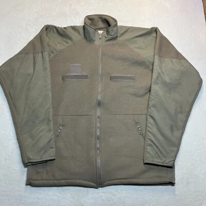 Chaqueta polar AOS Tactical Theros cremallera completa bronceada militar talla X-grande suave acogedora - Imagen 1 de 10
