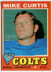1971 Topps #80 Mike Curtis Baltimore Colts - Picture 1 of 2
