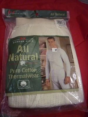 MORGAN MILLS LONGJOHN PANTS 3X-50-52  THERMAL UNDERWEAR - Image 1 of 4