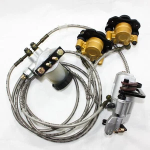Sistema hidráulico de pinzas de freno de disco 150cc 250cc cuádruple bicicleta de dunas buggy - Imagen 1 de 12