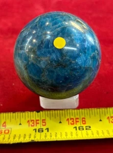 2 Zoll Blaue Apatit Kugel 229 Gramm - Bild 1 von 13