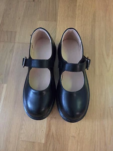 Mary Jane Vintage Leder Schuhe mit Riemchen und Komfortsohle - Neu, Größe 36 - Bild 1 von 2