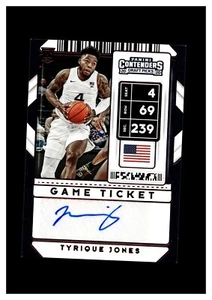 2020-21 Panini Contenders Draft Picks Game Ticket Red Autograph Tyrique Jones RC - Picture 1 of 2