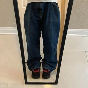 Vintage/Y2K Baggy Gap Skater Style Dark Wash Grunge Denim Jeans! - Picture 1 of 8