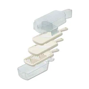 Kyocera CSN-550-WHN Ceramic Blade Cooking Slicer Grater 5-Piece Set Japan Fedex - Picture 1 of 7