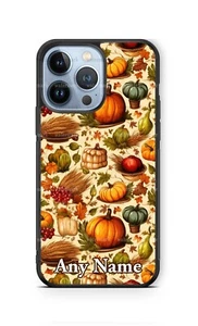 Funda de teléfono personalizada de collage de trigo calabaza de otoño para iPhone Samsung - Imagen 1 de 11