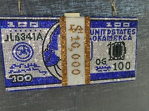 Billete de noche azul brillante de 100 dólares - NUEVO NUNCA USADO - Imagen 1 de 10