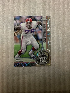 2024 Topps Cromo Fútbol Bruce Smith Todo Cromo Equipo Lazer Refractor #ACT-13 - Imagen 1 de 2